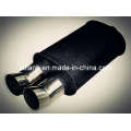 Exhaust Muffler Black Painting With DTM Tips
